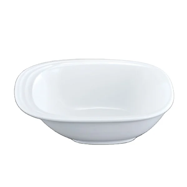 Оптовая продажа, высокое качество, чашка для мороженого, салатницы, белая керамическая миска для супа для ресторанов