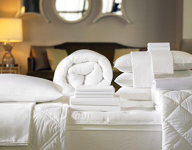 Σετ κρεβατοκάμαρας ξενοδοχείου Premium Quality %100 Τουρκικό βαμβακερό σατέν Υφασμάτινο λευκό 4 τμχ παπλωματοθήκη σεντόνια μαξιλαροθήκη