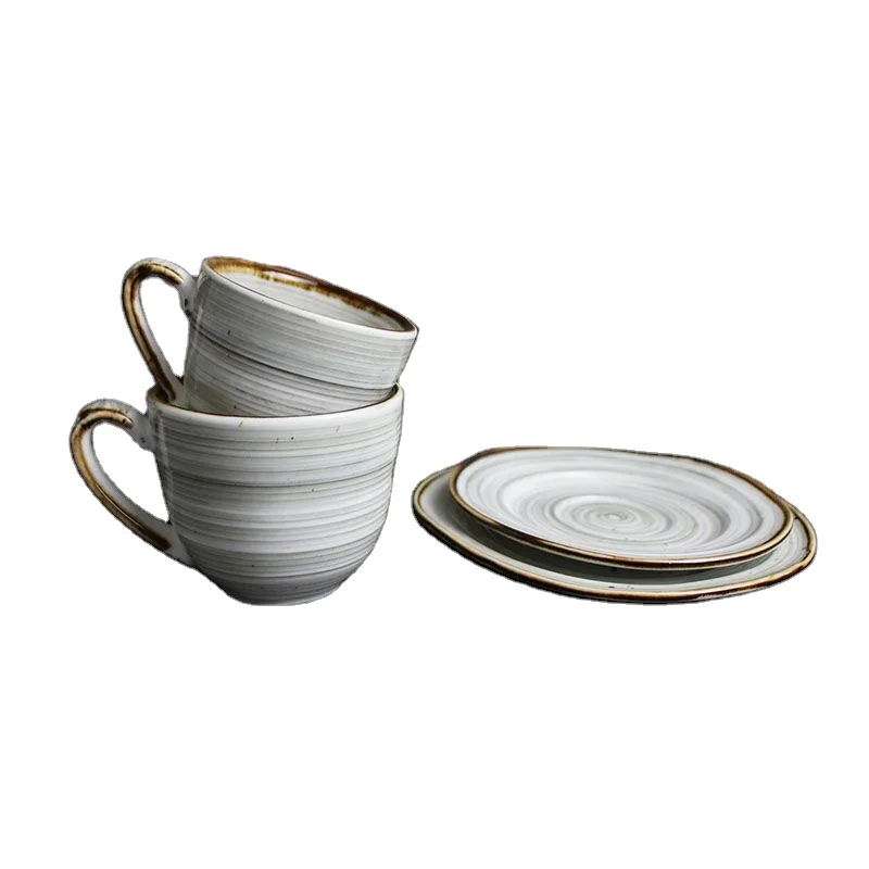 Новый дизайн, наборы посуды, роскошный ресторан, отель, домашний обеденный набор, круглая тарелка, набор посуды, фарфоровая посуда