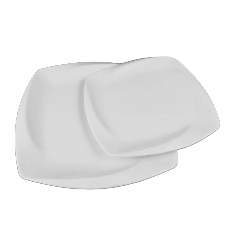 Китайские тарелки, обеденная тарелка, квадратные тарелки для ресторанов