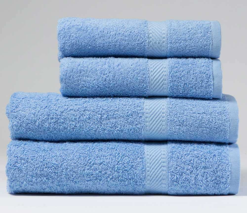 Махровое полотенце, 100% хлопок, быстросохнущее банное полотенце Dobby Border, набор из 3 предметов, 70×140 см, мягкое впитывающее полотенце