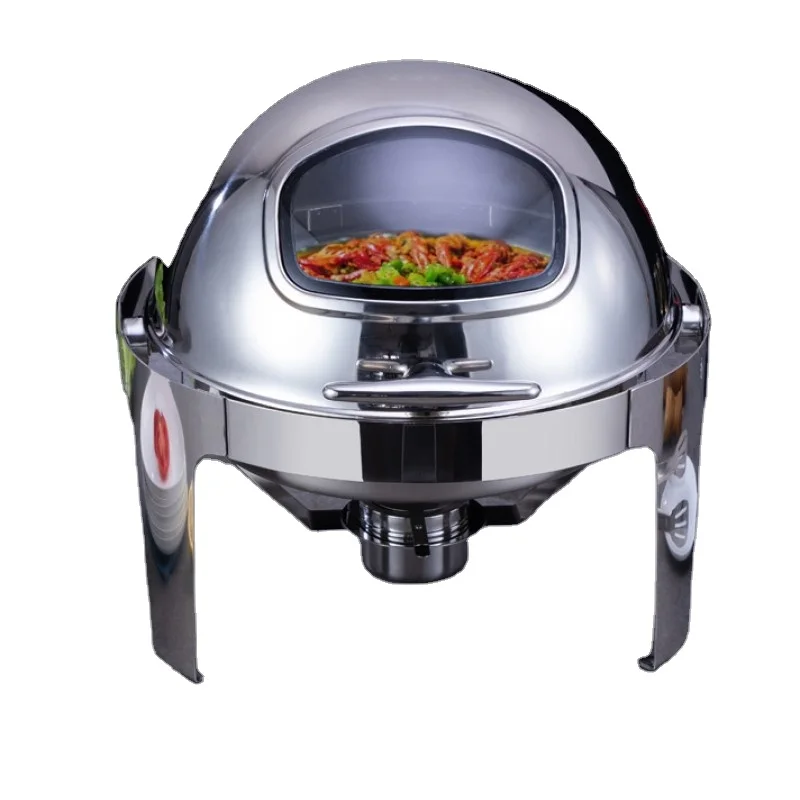 Заводская розетка, утолщенная квадратная круглая плита-буфет из нержавеющей стали, подогреватель еды, жаровня
