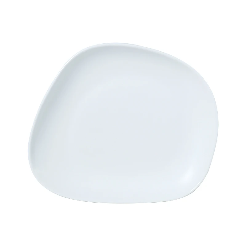 Белые керамические подставки для шеф-повара Decoracion De Catering Platos Para Loza, земляные для ресторана блюда для тарелок, блюдо для пустыни