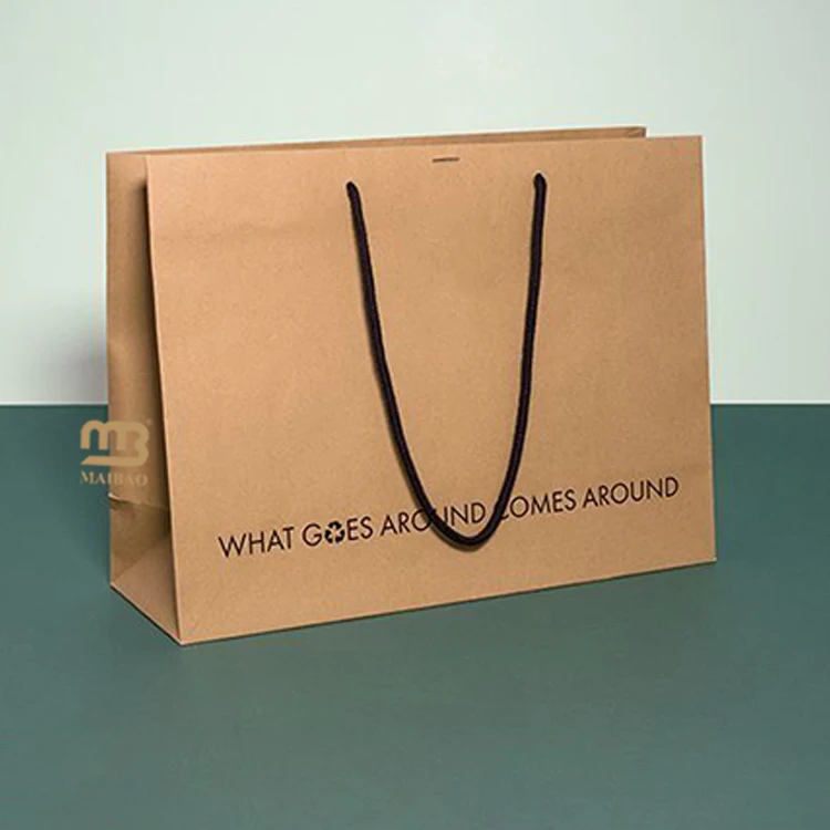 Бумажные пакеты на заказ, оптовая продажа, переработанная одежда, подарочная упаковка для покупок, сумочка, бумажный пакет цвета хаки, бумажные пакеты на заказ для бизнеса