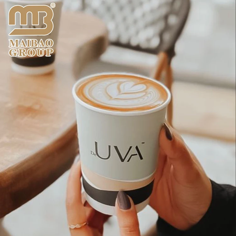 Белый биоразлагаемый бумажный стаканчик для чая с двойными стенками на 8 унций, 80 мл, 6 унций, 8 унций, чашка для чая с молоком, бумажные стаканчики для кофе на вынос для чая