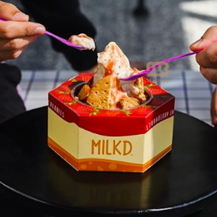 Креативные пластиковые стаканчики для фруктового десерта, йогурта, одноразовые пластиковые стаканчики для мороженого, упаковочная коробка для замороженного йогурта, пластиковые стаканчики для вечеринок