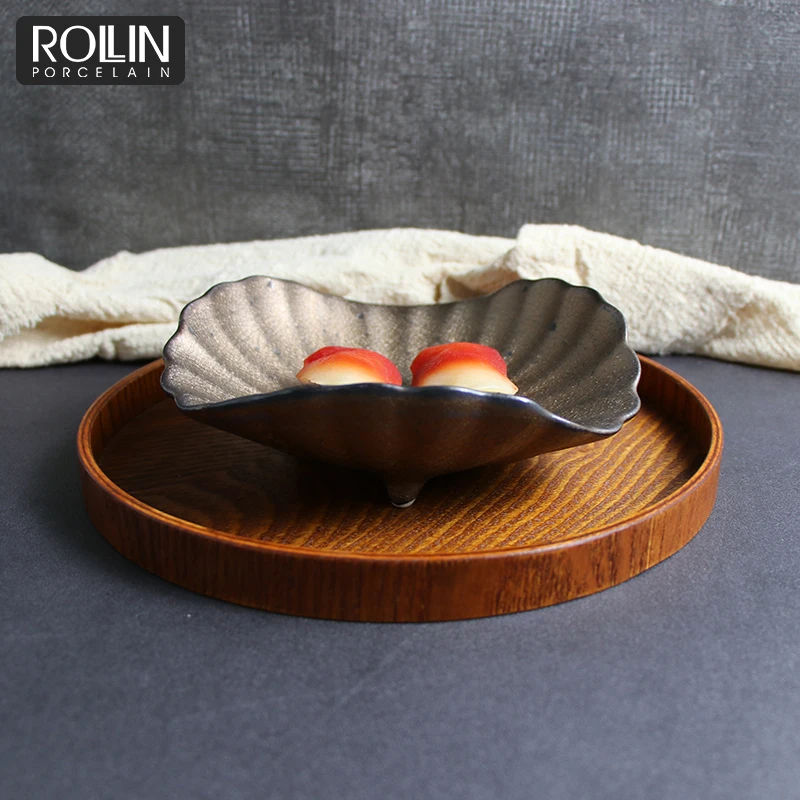 Винтажная посуда, набор тарелок для суши, керамические миски, керамический контейнер для суши, фарфоровая тарелка для суши, японский обеденный набор