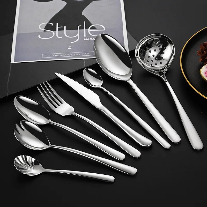 Набор ножей, набор столовых приборов для отеля, набор столового серебра из нержавеющей стали, мини-ложка, вилка