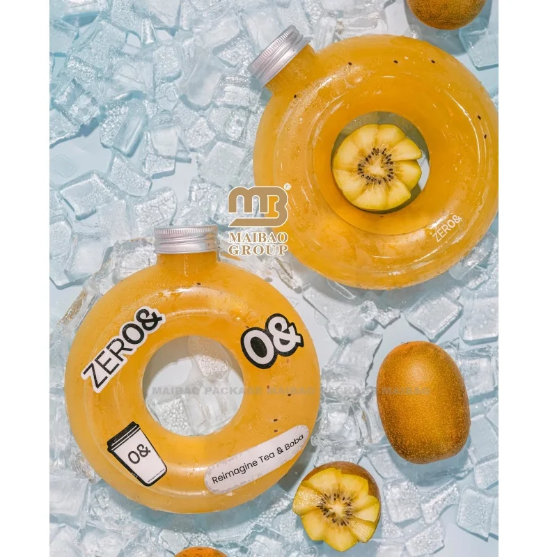 Бутылка для пончиков емкостью 500 мл, устойчива к высоким температурам, изготовлена из материала для домашних животных и может быть изготовлена по индивидуальному заказу.