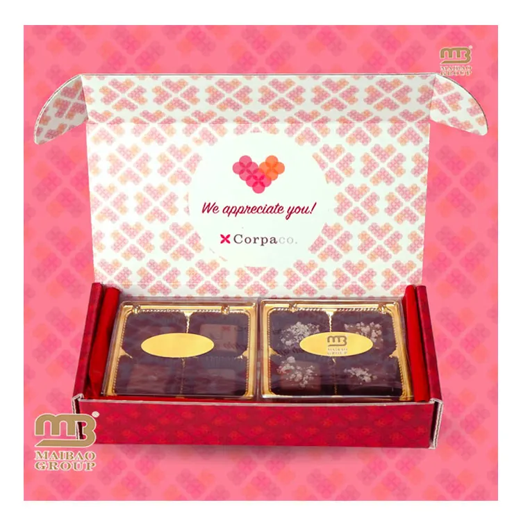 Индивидуальный логотип, исламский мусульманский подарок на праздник Ид, шоколадный батончик, бумажная коробка, роскошная картонная коробка для упаковки дат Рамадана