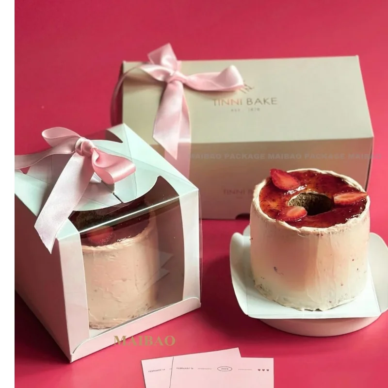 Индивидуальный дизайн логотипа, коробка для чизкейка, оптовая продажа, складные коробки для тирамису, упаковка, пригодные для вторичной переработки, бумажные коробки для послеобеденного чая и еды для торта