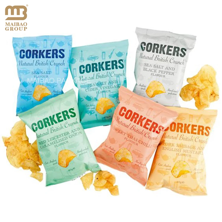 Пакеты для картофельных чипсов с принтом на заказ, алюминиевая фольга, пластиковые пакеты для упаковки чипсов подорожника, пакеты для пищевых банановых закусок для картофельных чипсов