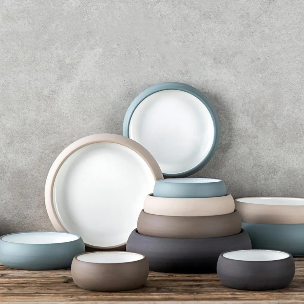 Цветная керамическая посуда Morandi, наборы тарелок, керамическая посуда, оптовая продажа, классический европейский дизайн для ресторанов, свадеб