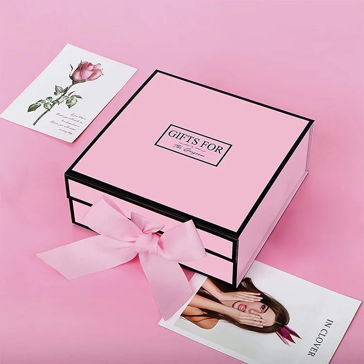 Персонализированная картонная почтовая коробка с принтом для парфюмерии, одежды, ювелирных изделий, роскошная магнитная складная косметическая упаковка, подарочная коробка