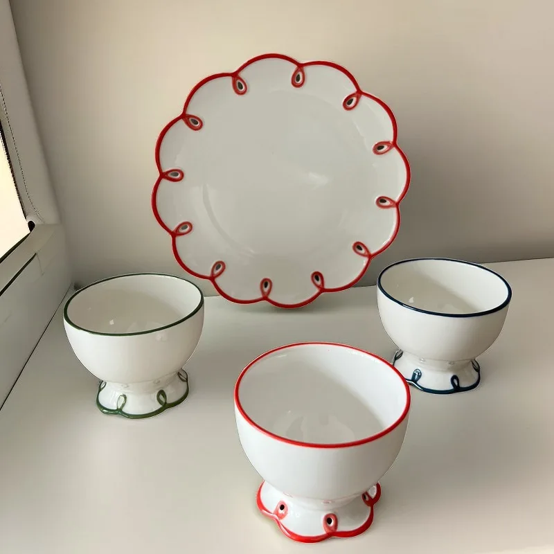 Speckled Tea Cup Breakfast Milk Water Cups New Creative Coffee Mugs Dot Ceramic Mug