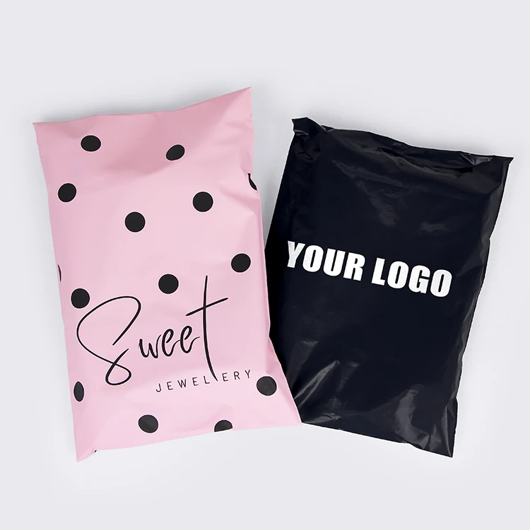 Напечатанный на заказ логотип, черное золото, полиэтиленовая почтовая упаковка, упаковка для одежды, пластиковые конверты для курьерской доставки, почтовая полиэтиленовая сумка