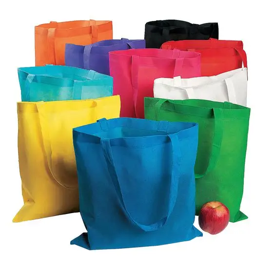 Напечатанные на заказ экологически чистые многоразовые ультразвуковые нетканые сумки для покупок оптом нетканая одежда сумка для одежды с ручкой