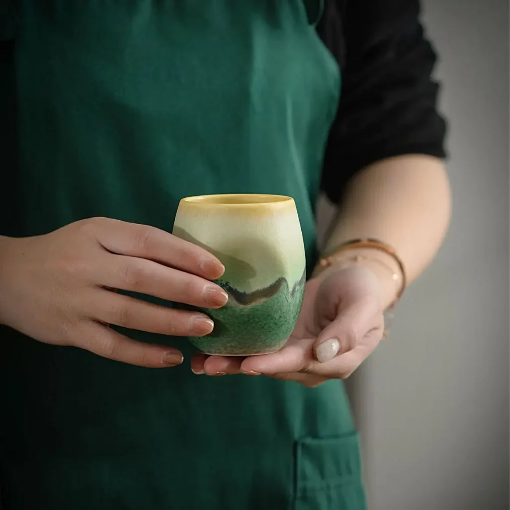 230ml Creative Coarse Pottery Mug Japanese Style Ceramic Tea Cup Coffee Drinkware Handmade Pottery Cup Best Gift