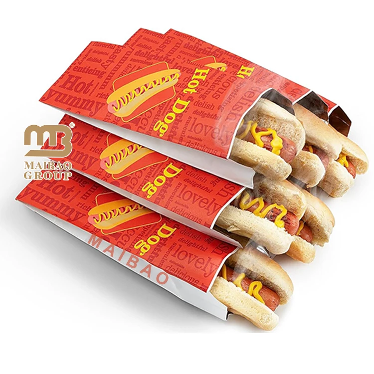 Бумажный пакет с подкладкой из алюминиевой фольги с принтом на заказ, сумка для хот-догов, термостойкая еда, упаковка для гамбургеров на вынос, сумка для шашлыков, жареной курицы