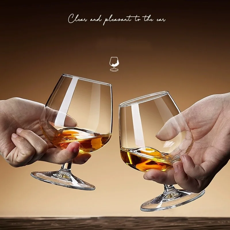 Элегантный роскошный бокал для бренди с короткой ножкой, пластиковая рюмка для коктейля для вина и виски для вечеринок и ресторанов