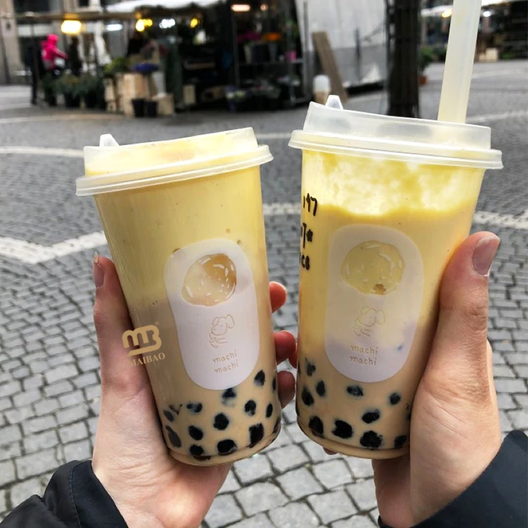 Оптовая продажа на заказ PP PET Прозрачные пластиковые чашки для мороженого 200 мл Био Парфе Фруктовый десерт Холодные чашки Йогурт Пластиковые чашки с крышками