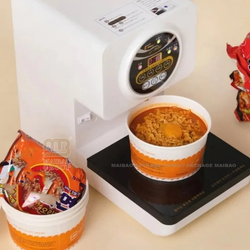 Китайская индивидуальная нагреваемая индукционная плита, бумажная миска для чашек для супа с лапшой, контейнеры для упаковки пищевых продуктов, коробка с крышками