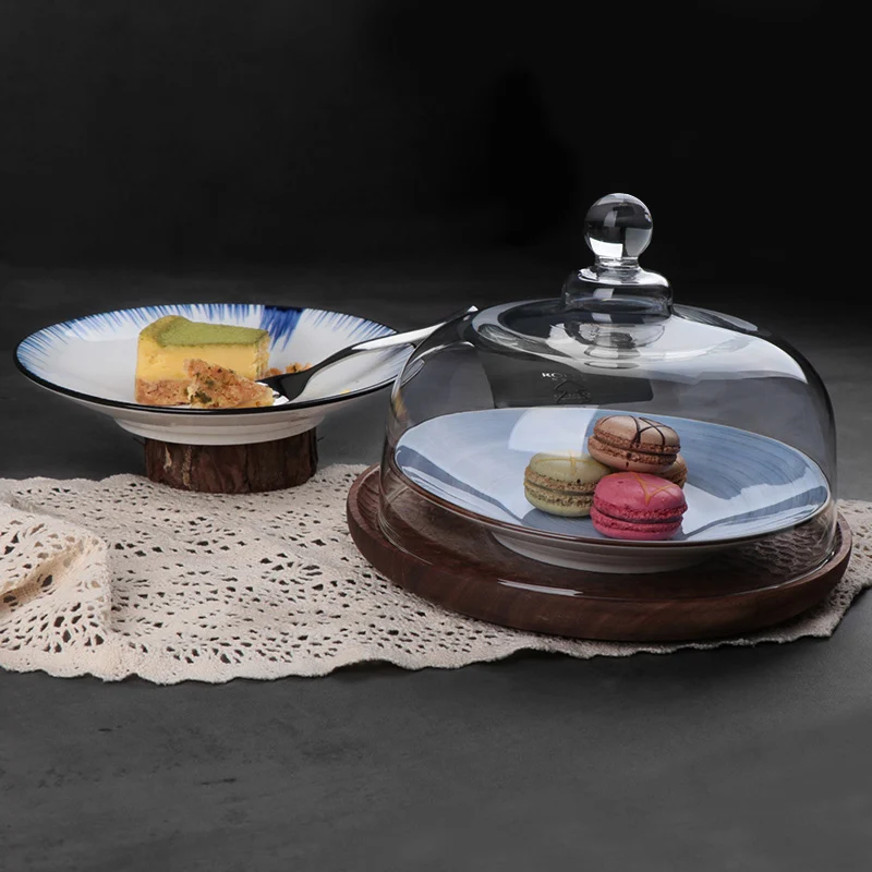 Круглая фарфоровая тарелка, набор обеденных тарелок для ресторана, цветная глазурованная керамическая фарфоровая тарелка для ресторана, кухонная посуда, тарелки