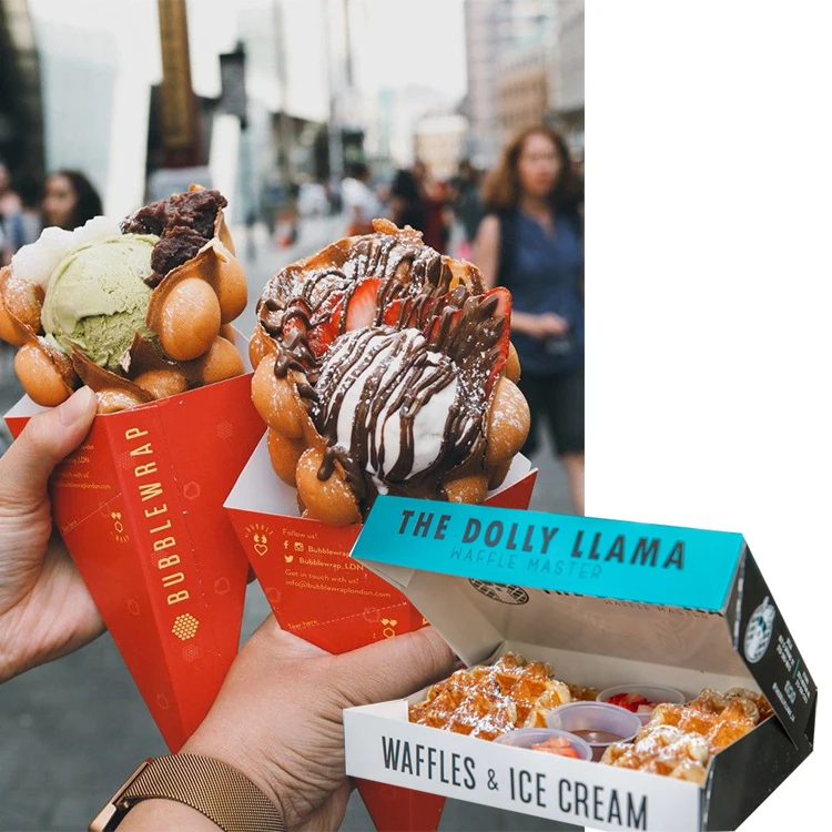 Пользовательский дисплей, подарочная конфета, картонная упаковка, вращающаяся упаковка для закусок, бумажная вафельная коробка