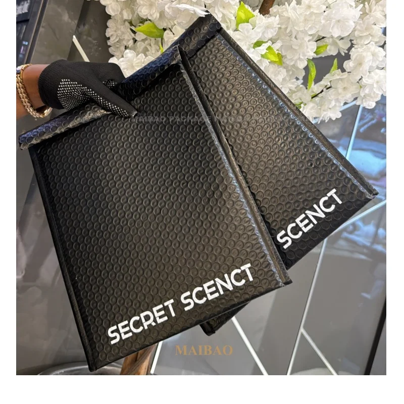 4×8 6×9 6×10 Устойчивый экологически чистый биологический логотип PBAT Custom Custom Compostable Bubble Polymailer Padded Mailer