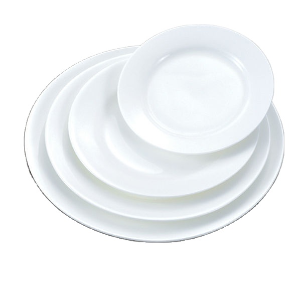 Оптовая цена по прейскуранту завода-изготовителя, набор посуды, белые фарфоровые блюда, круглая керамическая десертная тарелка