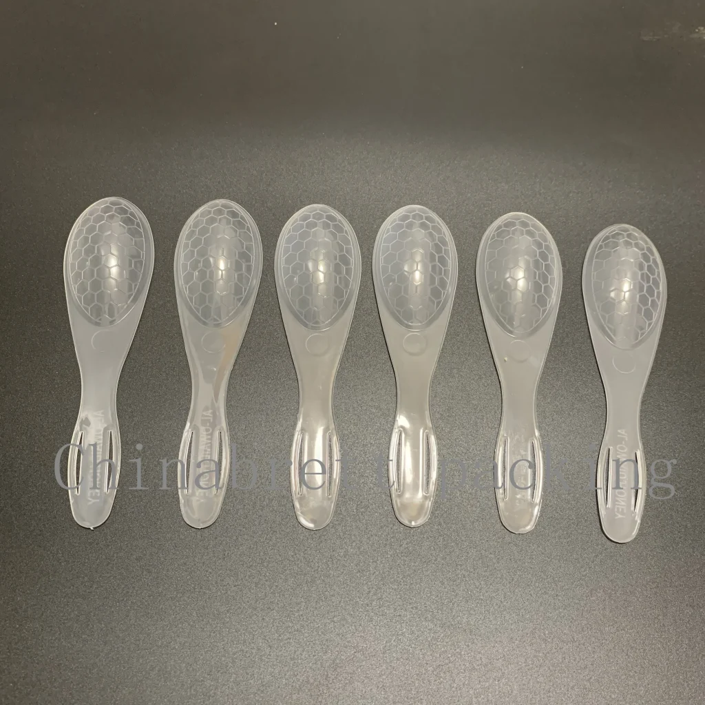 Экологически чистая пластиковая чашка, прозрачная большая медовая ложка 10 г с сумками из фольги