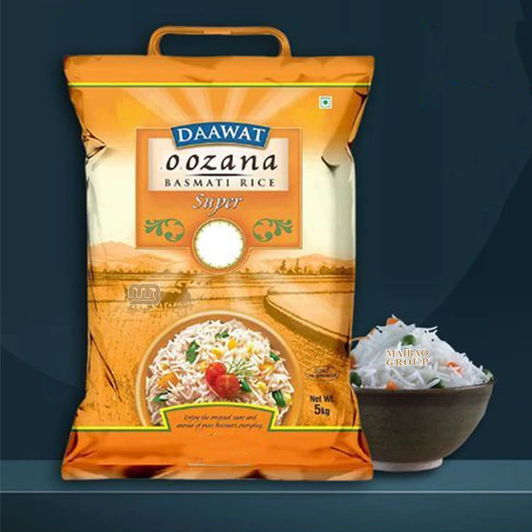 Мешки для риса на заказ, 1 кг, 2 кг, 3 кг, 10 кг, филиппинские пустые пакеты для риса по 5 кг, упаковочные пакеты для риса с ручкой, пластиковые пакеты для риса с вакуумным ламинированием, 5 кг