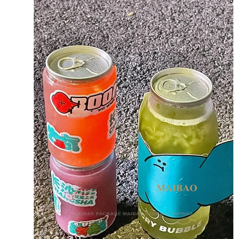 Прозрачная герметичная штабелируемая пластиковая банка с круглым горлом на 250 мл/310 мл/330 мл/355 мл/473 мл/500 мл для жидкости