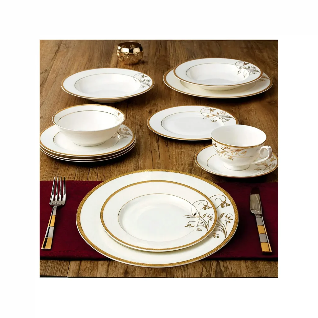 Factory Wholesale Customization 2022 New High Quality Light Luxury Ceramic Porcelain Tableware Set