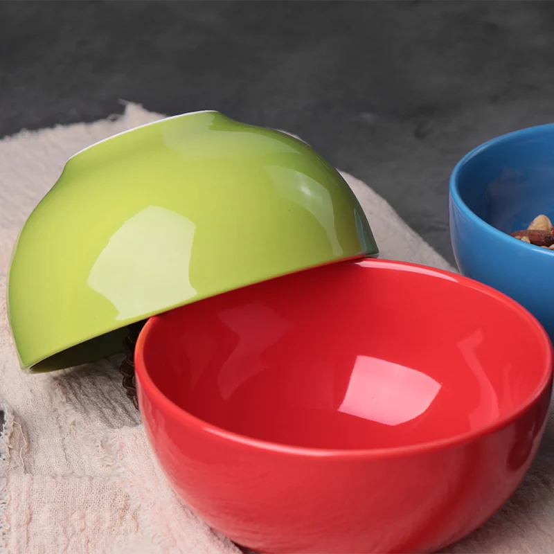 Новый дизайн, фарфоровые сервировочные миски, красочная миска для хлопьев, керамическая миска для супа для шведского стола