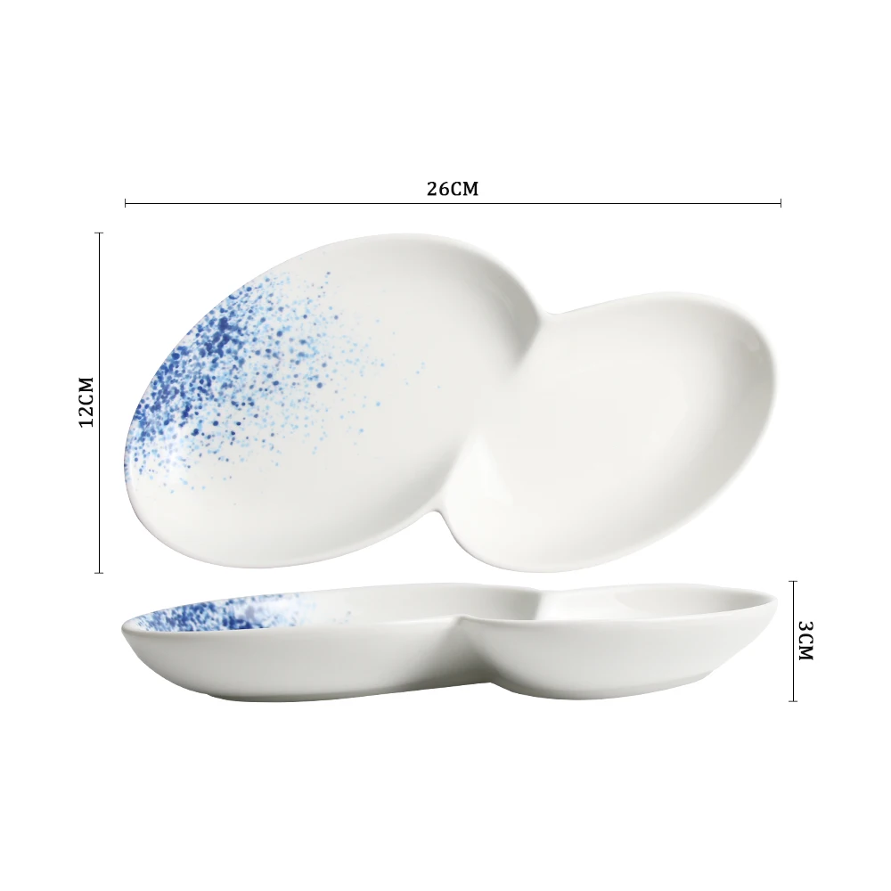 Индивидуальный дизайн логотипа, обеденная тарелка, посуда, посуда, тарелка для конфет и сладостей, тарелки с отделениями для шведского стола