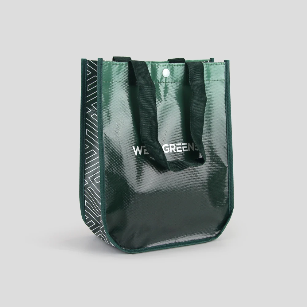 Устойчивая экологически чистая многоразовая продуктовая сумка из переработанной полипропиленовой ткани нетканая сумка для покупок из нетканого материала для супермаркета