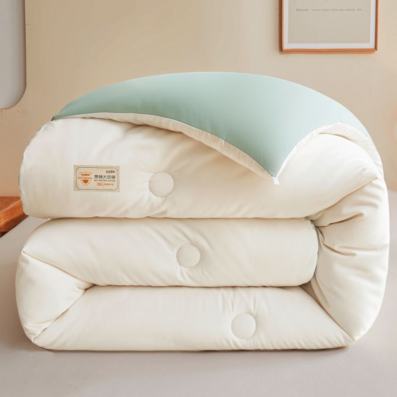 Προσαρμοσμένο σετ κρεβατιού ExtraThickness Comforter Σετ Χειμερινό πάπλωμα με γέμιση μικροϊνών Σετ σεντόνια σε χρώμα πολυεστέρα