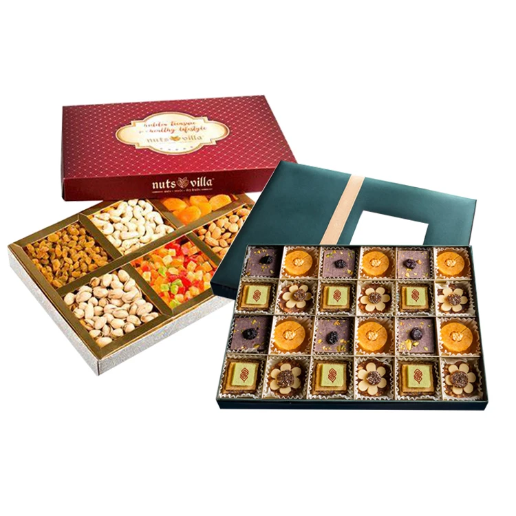 Оптовая продажа, дешевая индивидуальная печатная экологически чистая одноразовая крафт-бумага, ядра сухофруктов, упаковка орехов, подарочная упаковка, коробка