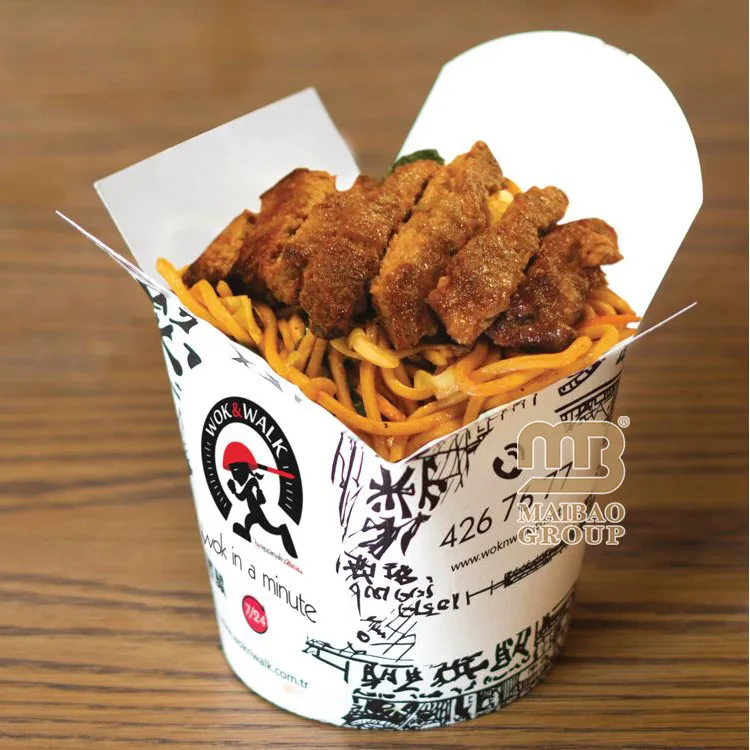 Коробка на вынос, одноразовая бумажная коробка для завтрака для еды на вынос, контейнер для донера для горячей еды, кебап, китайская коробка для лапши с логотипом