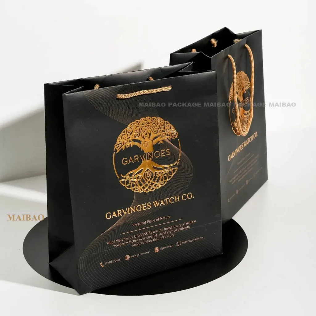 Роскошный бутик, подарок, косметическая одежда, упаковка для обуви, индивидуальный дизайнерский бренд, розовый бумажный бумажный пакет для покупок с ручкой