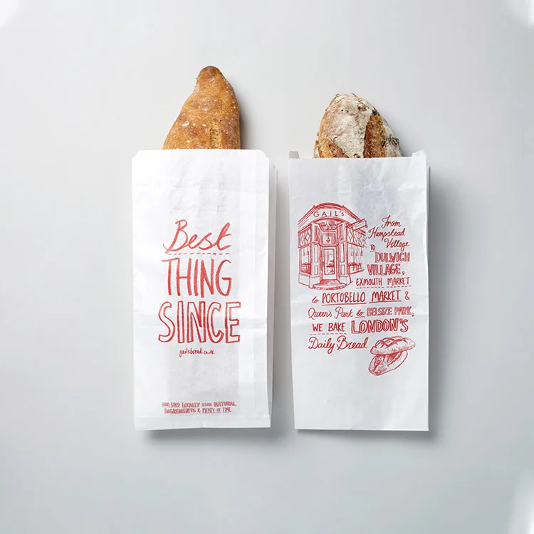 Экологически чистые многоразовые жиронепроницаемые пакеты с восковой подкладкой, крафт-бумажные пакеты для пищевых продуктов, маленькие сэндвич-пончики, упаковка для попкорна, хлеба, бумажные пакеты