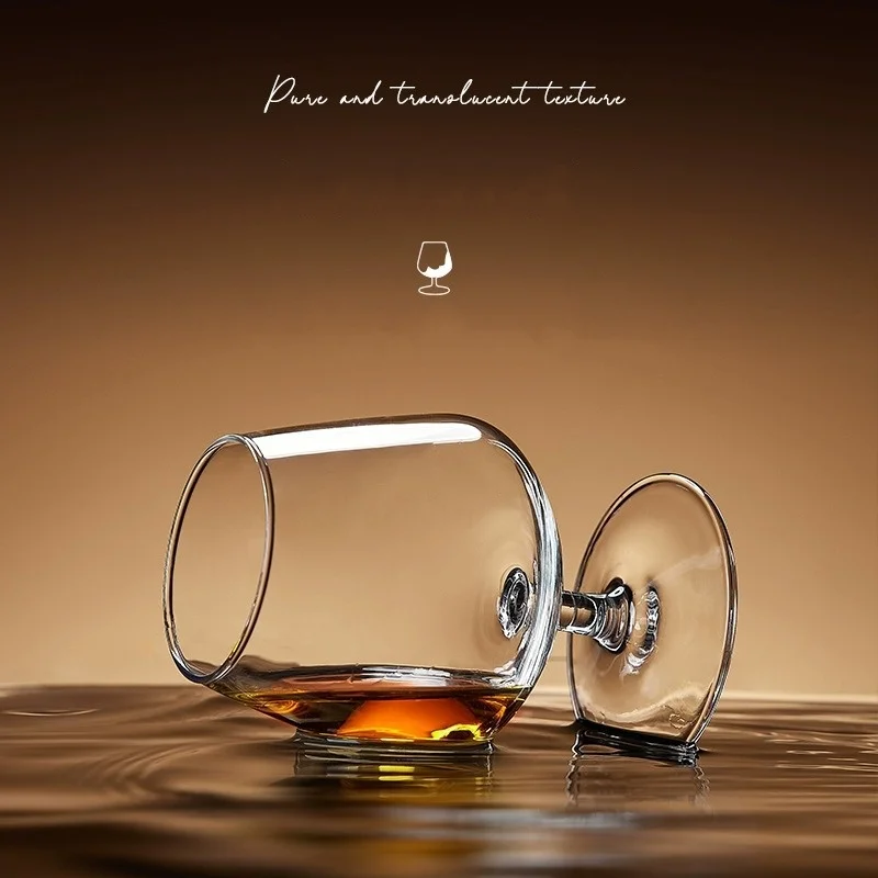 Элегантный роскошный бокал для бренди с короткой ножкой, пластиковая рюмка для коктейля для вина и виски для вечеринок и ресторанов