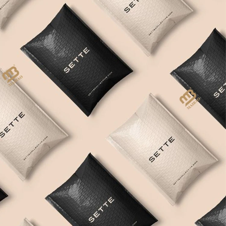 Индивидуальный логотип 8×4 Bubble Mailer Водонепроницаемая пузырчатая сумка для упаковки одежды Косметический подарок Полиэтиленовые конверты с пузырьковой подкладкой Mailer