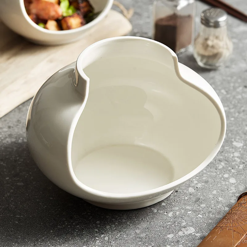 Modern Luxury Bone China Flat Buffet Plate Disposable Pure White Western Steak Dish for Hotels Restaurants Parties Stocked