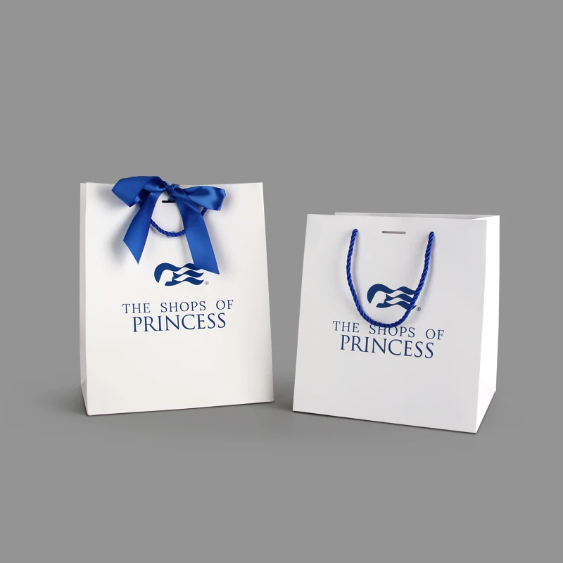 Перерабатываемый биоразлагаемый бумажный пакет для покупок, упаковка роскошных подарочных бумажных пакетов с вашим собственным логотипом для малого бизнеса