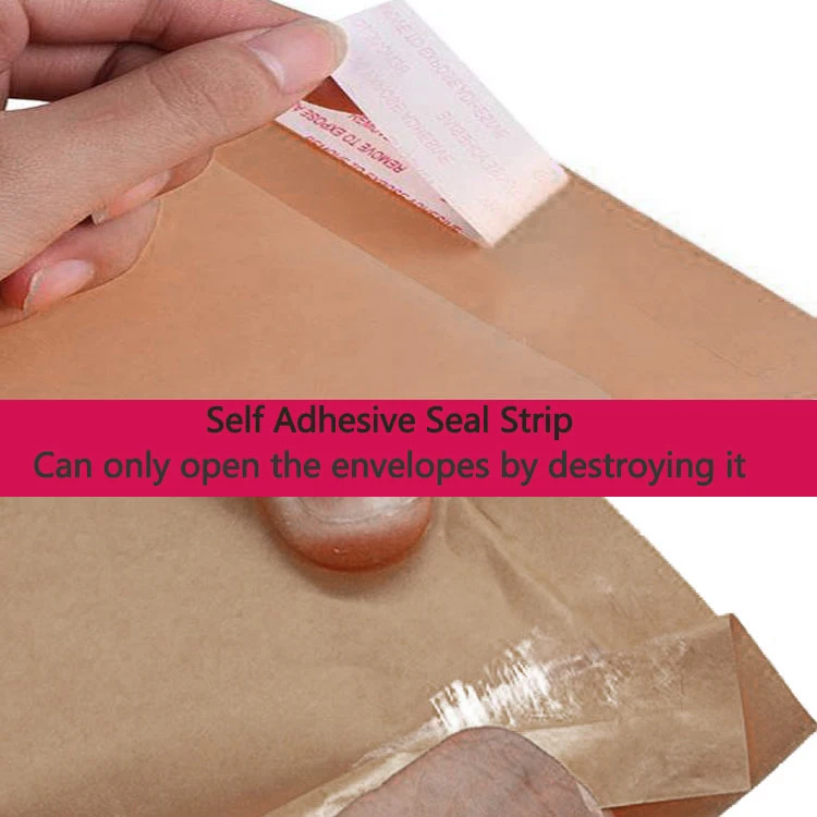 Конверты из жесткого картона с индивидуальным логотипом из переработанного картона Polymailer Экологичная сумка для доставки из крафт-бумаги Коричневая почтовая сумка из крафт-бумаги Почтовая сумка