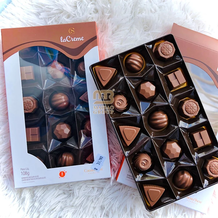 Оптовая продажа, роскошная коробка для шоколадных фиников с открытым окном для Рамадана, упаковочная бумага, коробка для упаковки пищевых продуктов, свежие финики, коробка для печенья с сухофруктами