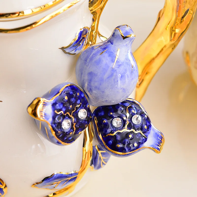 Hot Nordic Luxury Ceramic Coffee & Tea Sets Ceramic Drinkware Set of Table Decoration Home