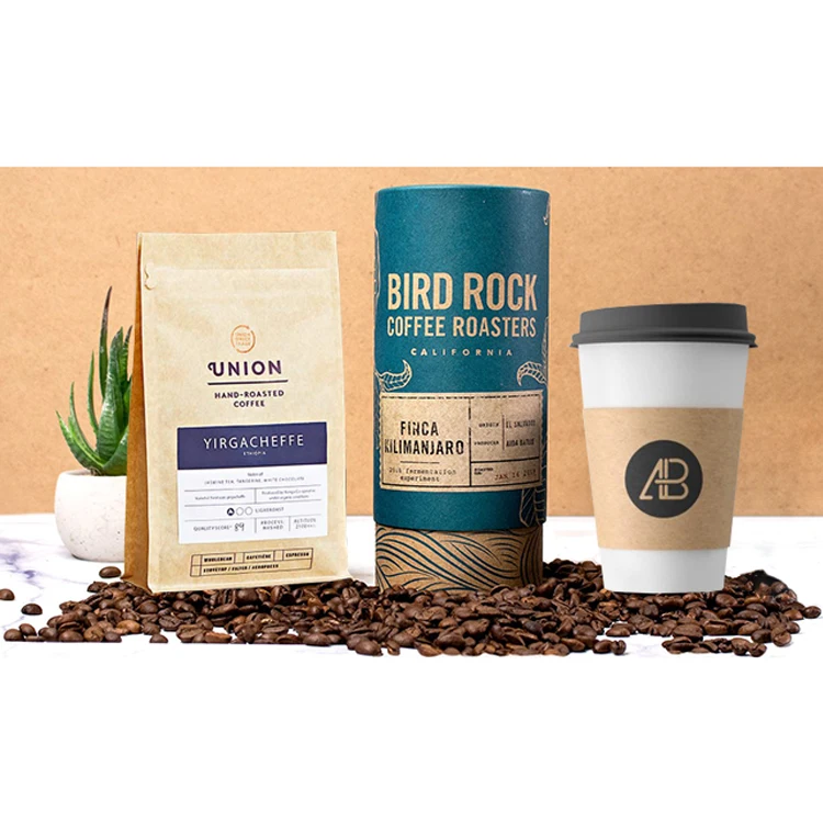 Логотип для сушки пищевых продуктов, алюминиевый цилиндр, цилиндр для чая, кофейных зерен, канистра, бумажная трубка, упаковка, круглая коробка